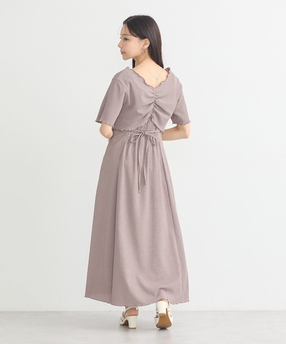 earth music&ecology ＳＥＴ２点ギャザーカットカーデ＋キャミワンピース 