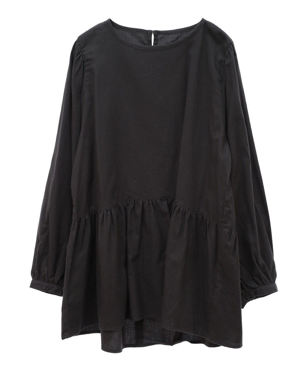 CRAFT STANDARD BOUTIQUE ボリュームスリーブウエストギャザーチュニック 