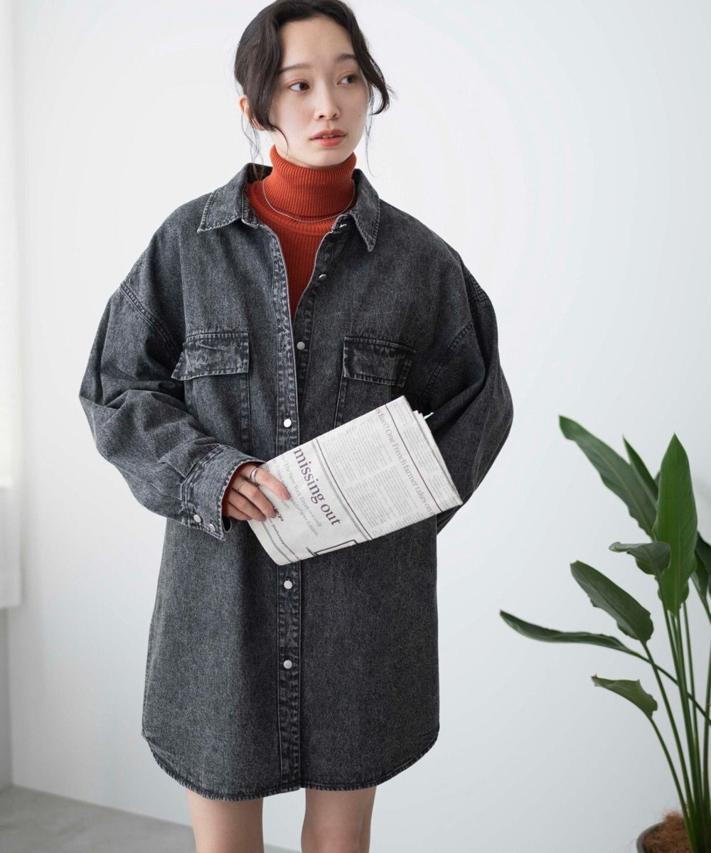 WEGO デニムBIGシャツ 