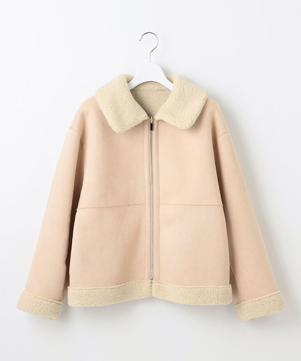 Feroux リバーシブル ムートンボアコート 