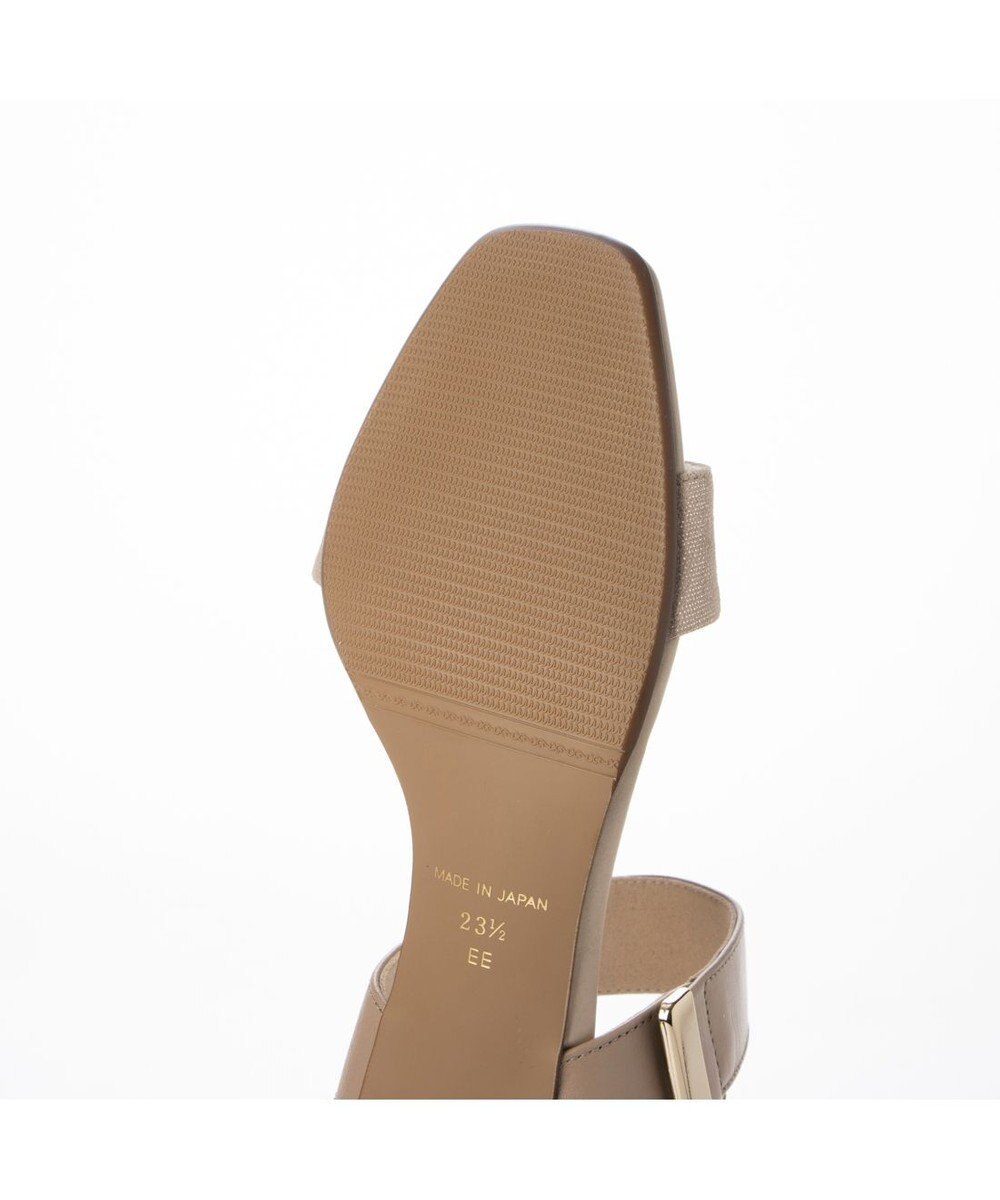 Riz raffinee <Riz raffinee>金具付きスクエアトゥサンダル 