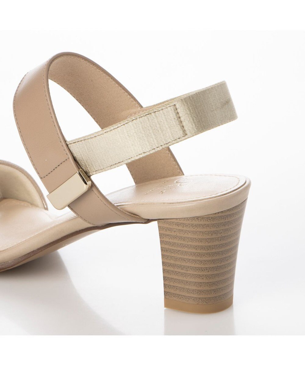 Riz raffinee <Riz raffinee>金具付きスクエアトゥサンダル 