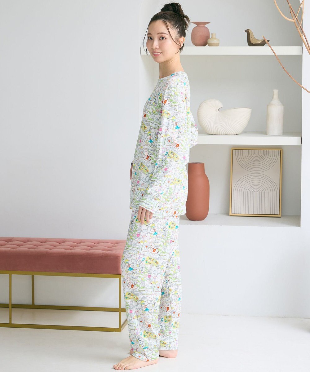 tsumori chisato SLEEP ツモリチサト パジャマ 綿100%(本体) 長袖 長ズボン レディース UDX595/ワコール 