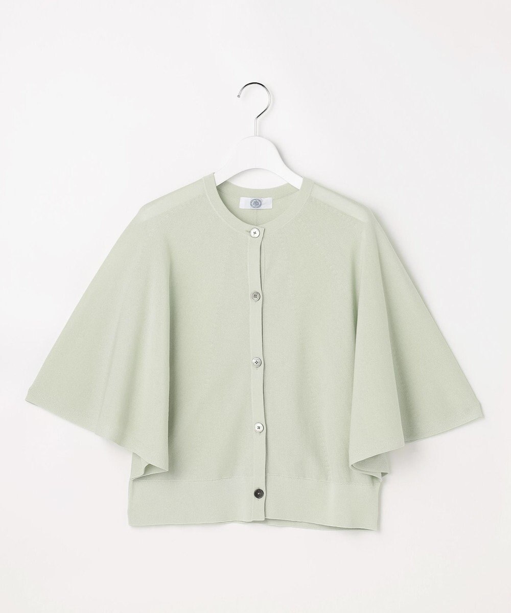 J.PRESS LADIES COTTON ACETATE DRY バタフライスリーブ カーディガン 