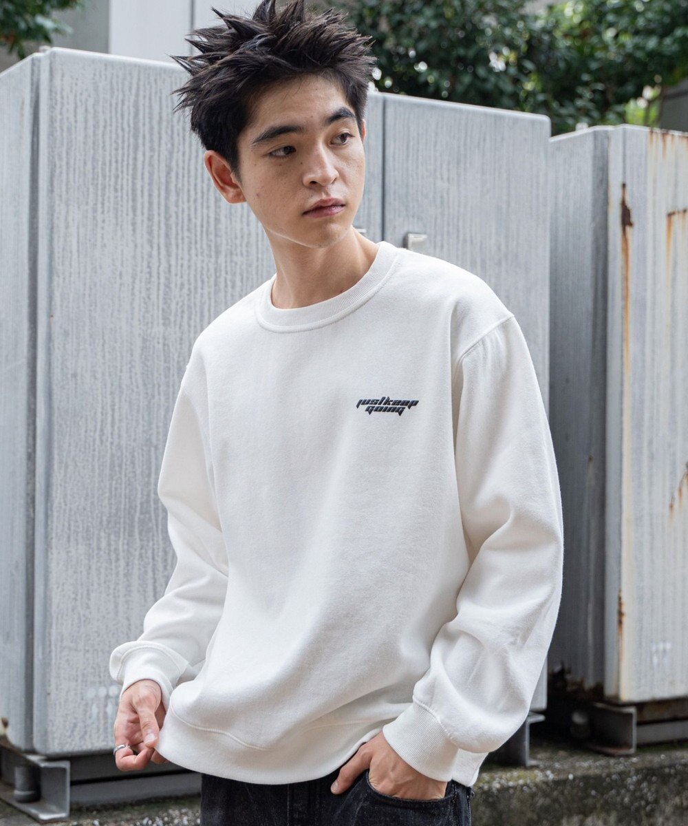 WEGO 【ユニセックス着用ITEM】リラックスフィットグラフィックプルオーバー 