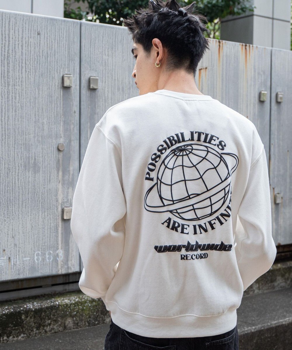 WEGO 【ユニセックス着用ITEM】リラックスフィットグラフィックプルオーバー 