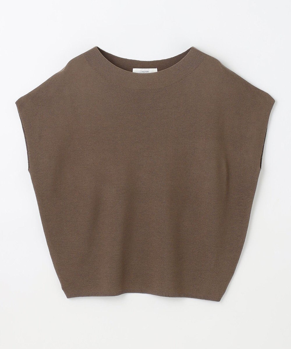 ANY 【新色追加/14色展開】アクリルガーターフレンチスリーブニット 