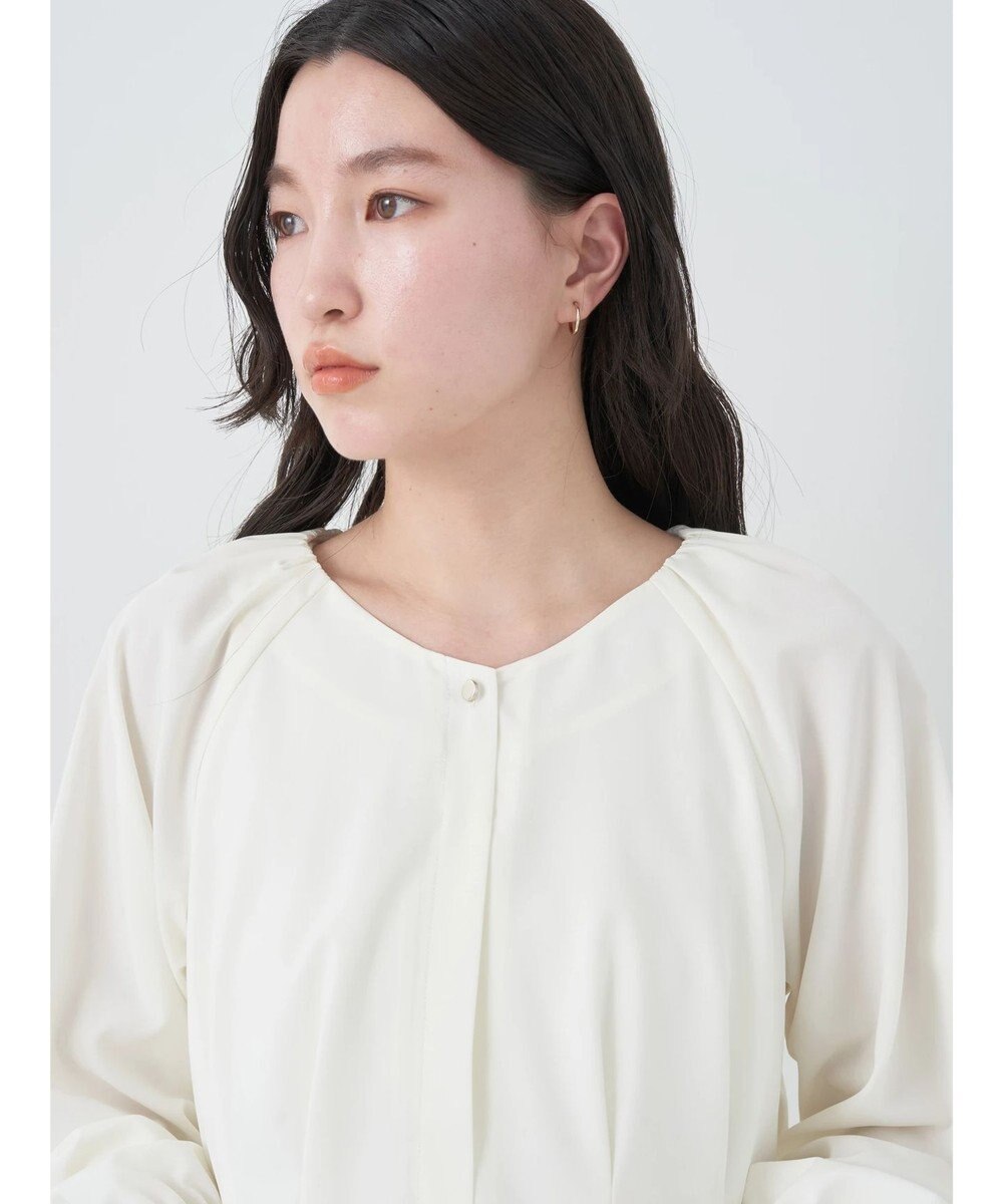 earth music&ecology ペプラムブラウス 