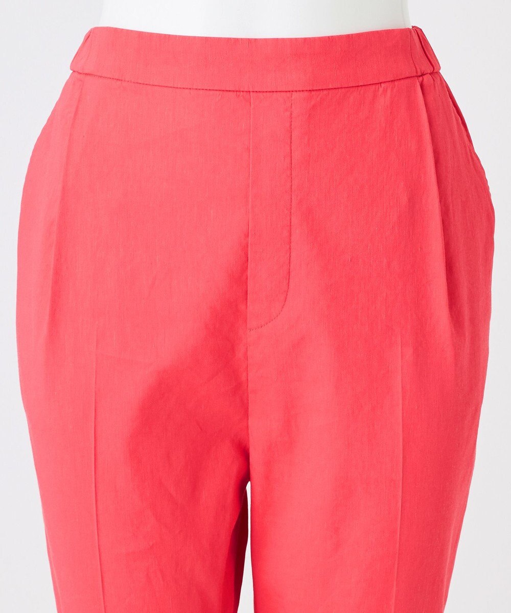 23区 【R(アール)】NALYA リネンストレッチ パンツ 