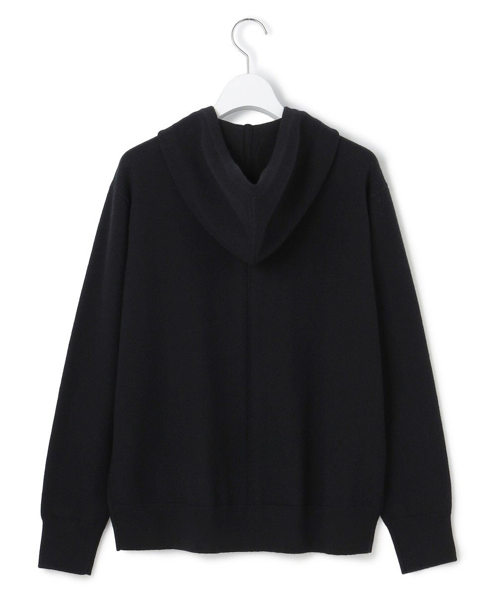 ICB L 【洗える】ソフトカシミヤミックス ジップアップ ニットパーカー 