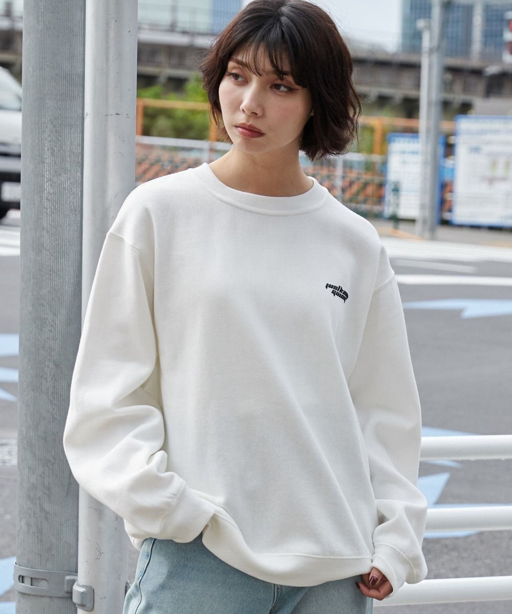 WEGO 【ユニセックス着用ITEM】リラックスフィットグラフィックプルオーバー 