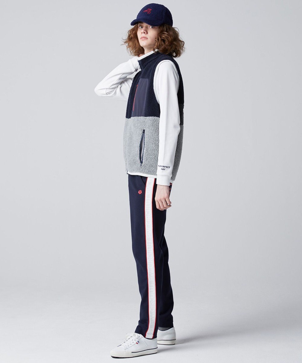 PW CIRCULUS 【MEN】【撥水/防風】ボア ジップアップ ベスト 