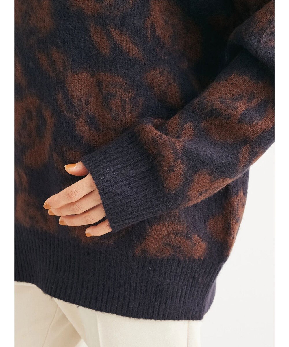 Green Parks ・ＳＵＧＡＲ　ＳＰＯＯＮ　フラワーシャギーニット 