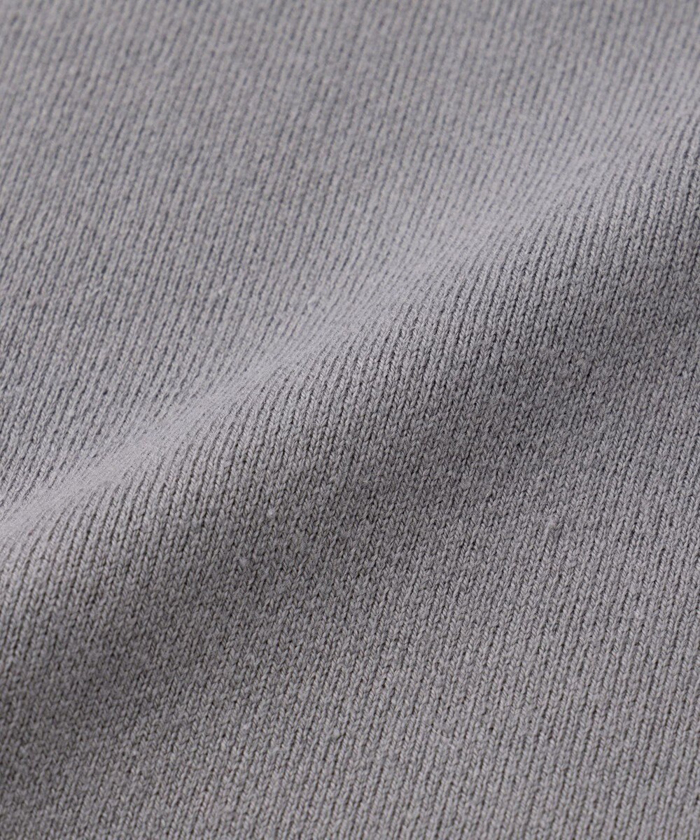 UNFILO MENS 【男女兼用/新色追加】スウェットライク ジップ タートルネックニット [24年秋冬商品] 