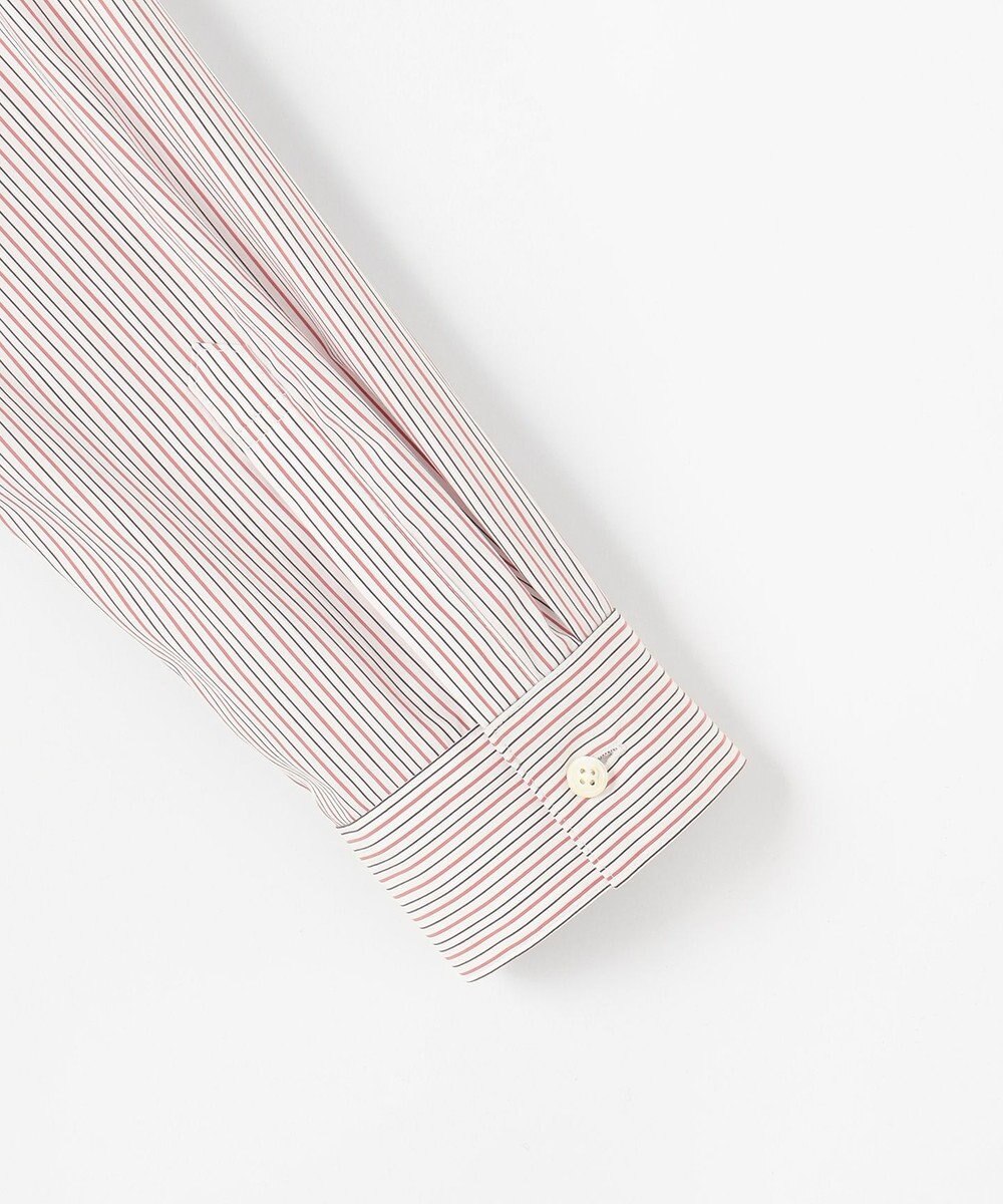 J.PRESS LADIES BEZ ドビーストライプ シャツカラー ブラウス 