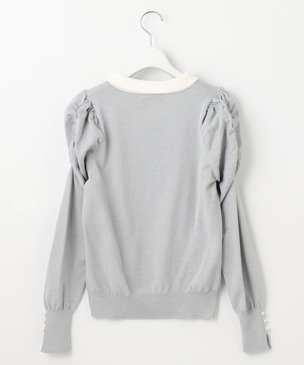 Feroux 配色襟パワショル ニット 