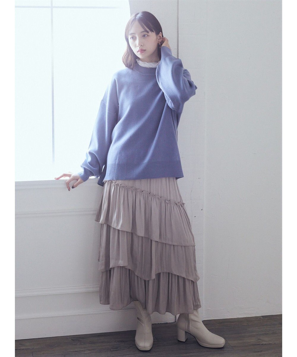 earth music&ecology ランダムティアードスカート 