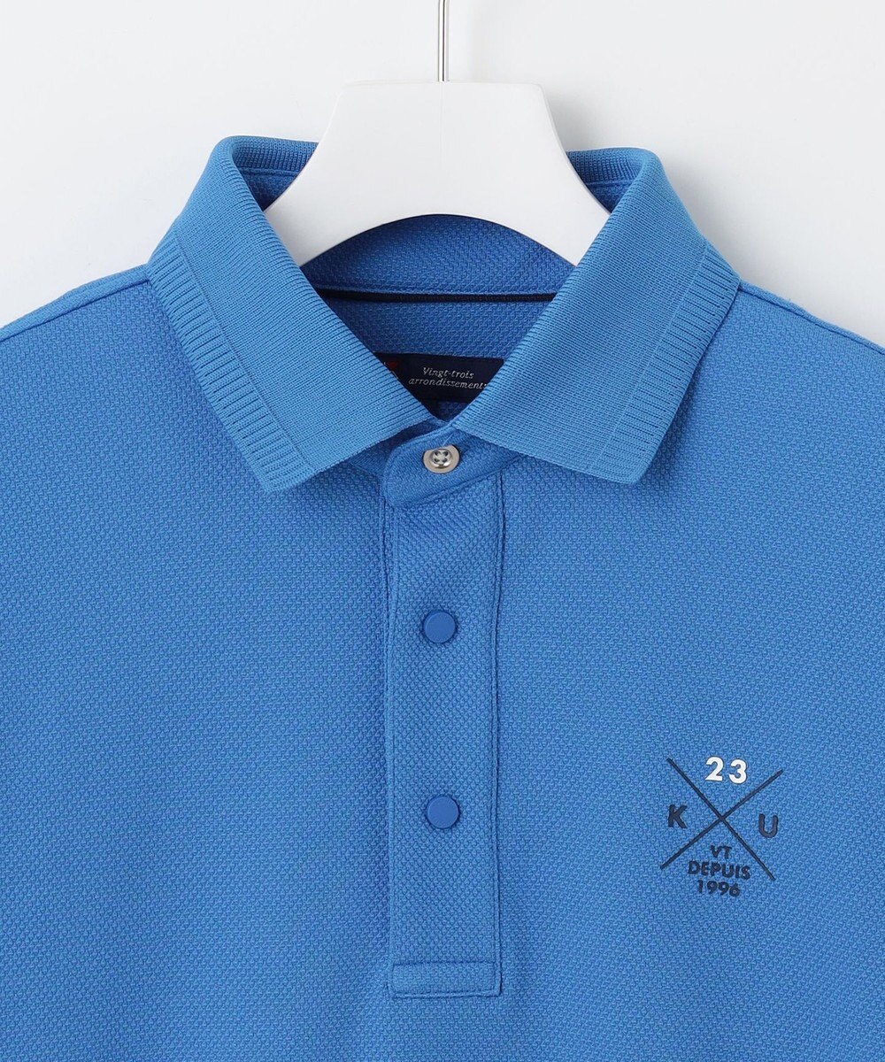 23区GOLF 【MEN】【吸水速乾/UVカット】ハニカムカノコ半袖ポロシャツ 