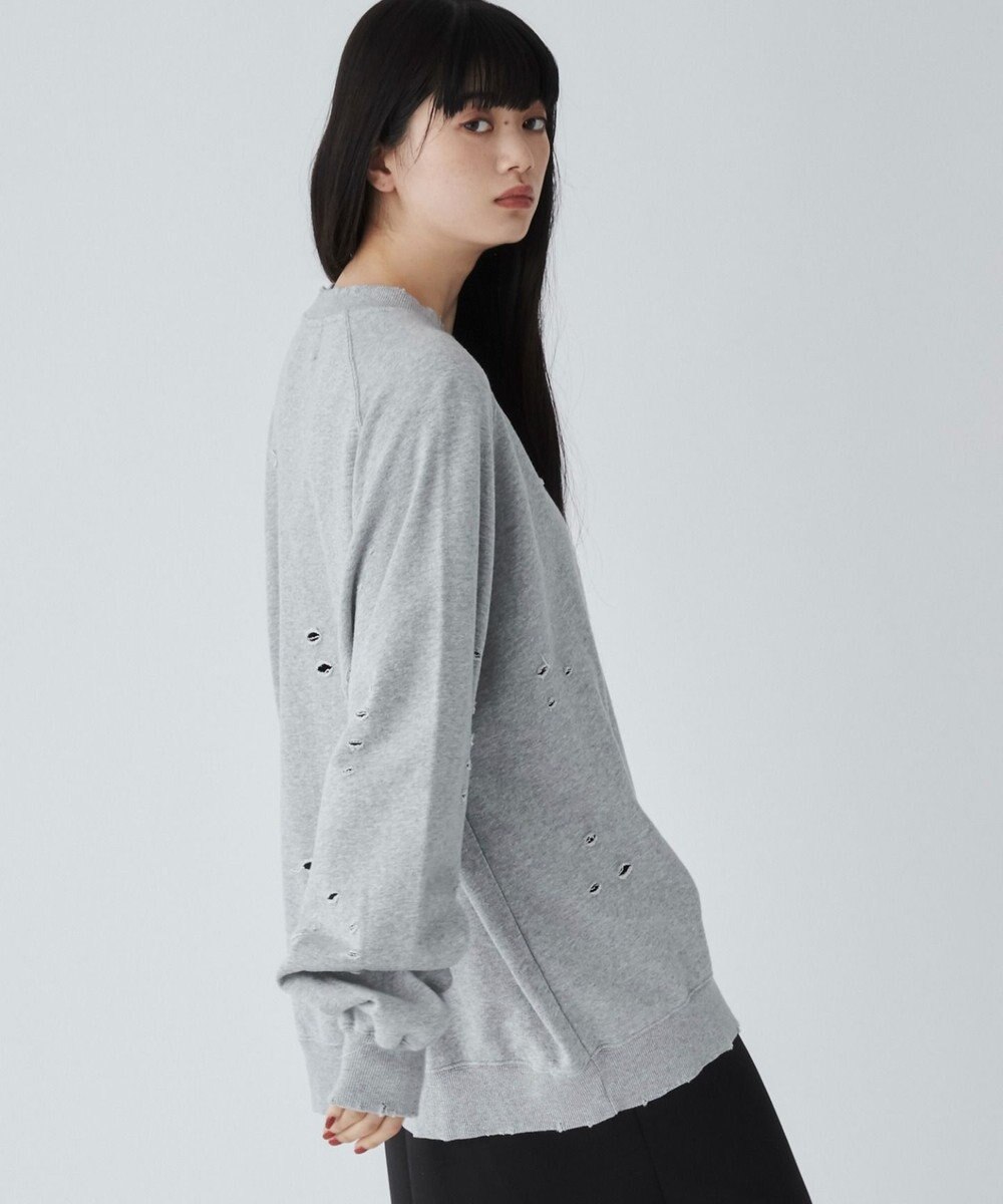 WEGO ダメージプルオーバースウェット 