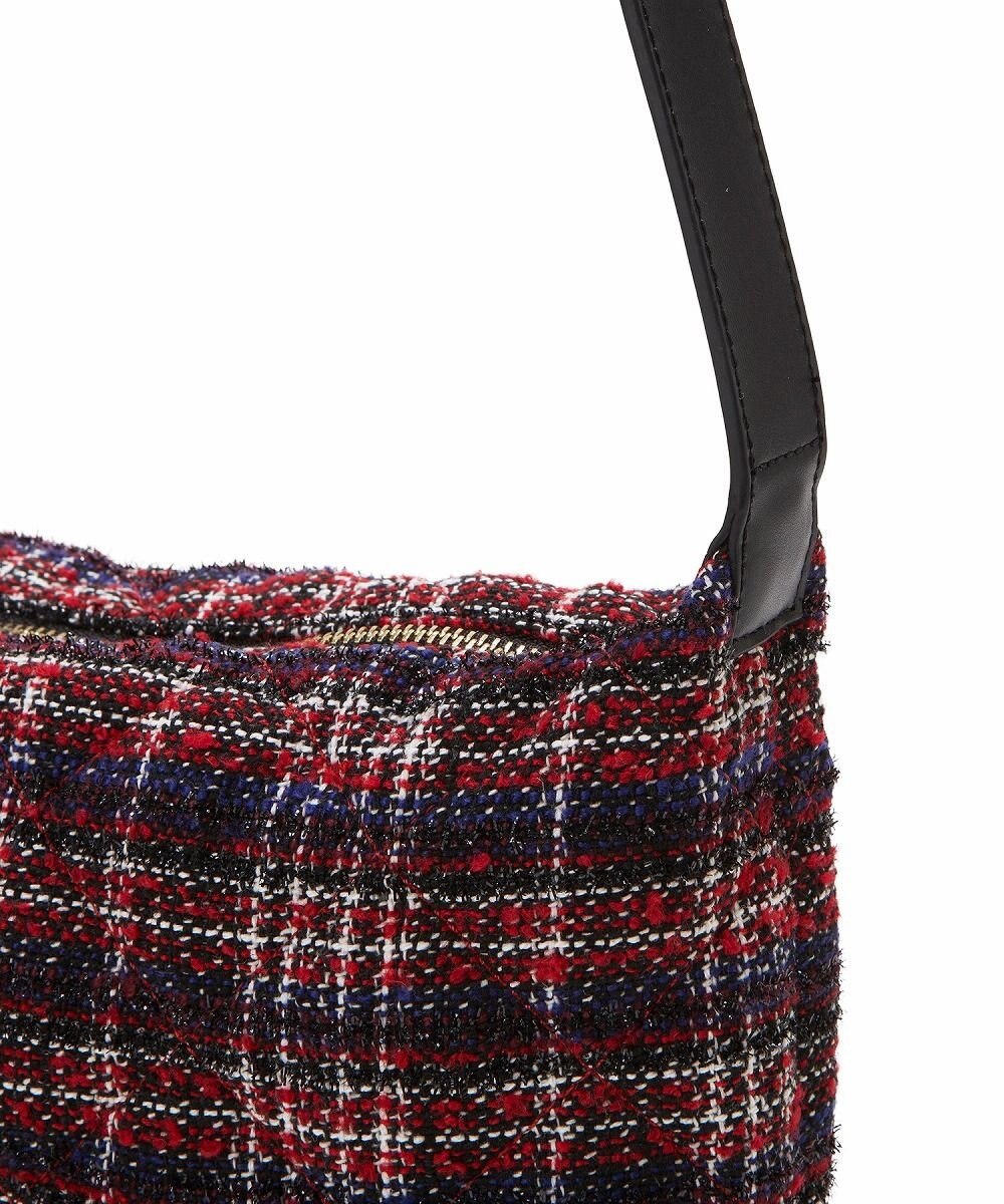 TOPKAPI 【TREASURE TOPKAPI】キルティング ツイード ショルダーバッグ 