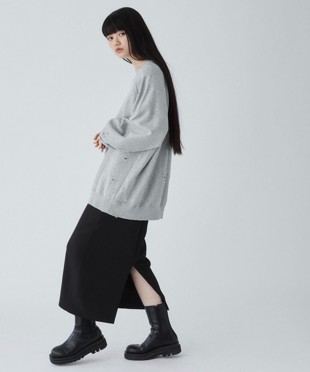 WEGO ダメージプルオーバースウェット 