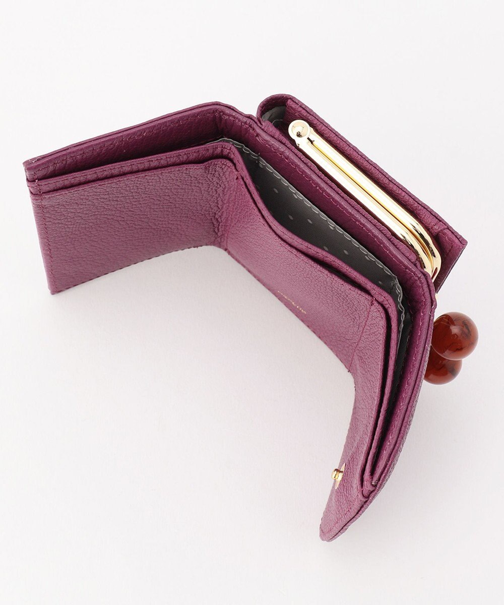 UNBILLION perche アクリル玉三つ折りミニサイフ 