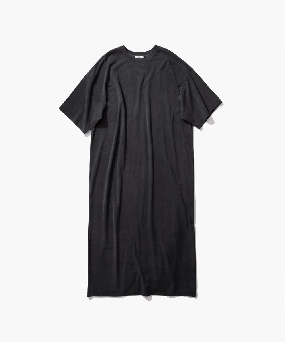 ATON HARD WASHED SUVIN | オーバーサイズＴシャツドレス 