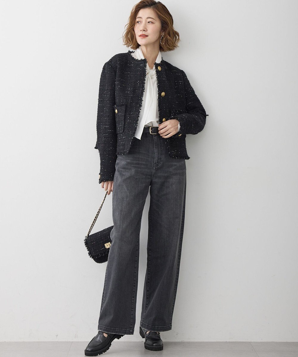 23区 GIOLICAツイード ショルダーバッグ 