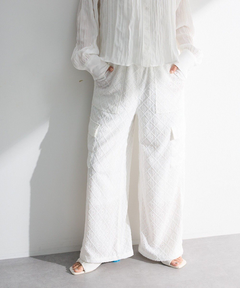 Green Parks ・ＳＵＧＡＲ　ＳＰＯＯＮ　カットレースカーゴパンツ 