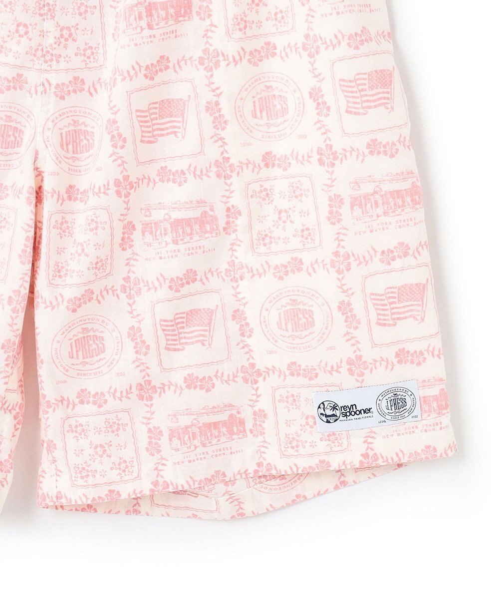 J.PRESS MEN 【120th anniversary】Reyn spooner×J.PRESS リバースプリントショーツ 