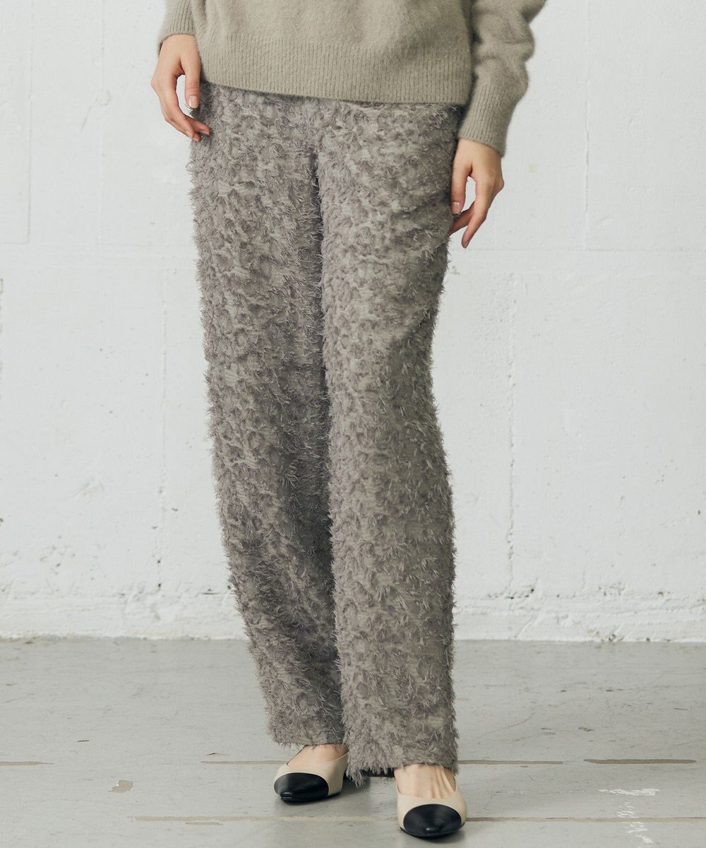 自由区 【SHIHOさん着用】カットジャカード パンツ 