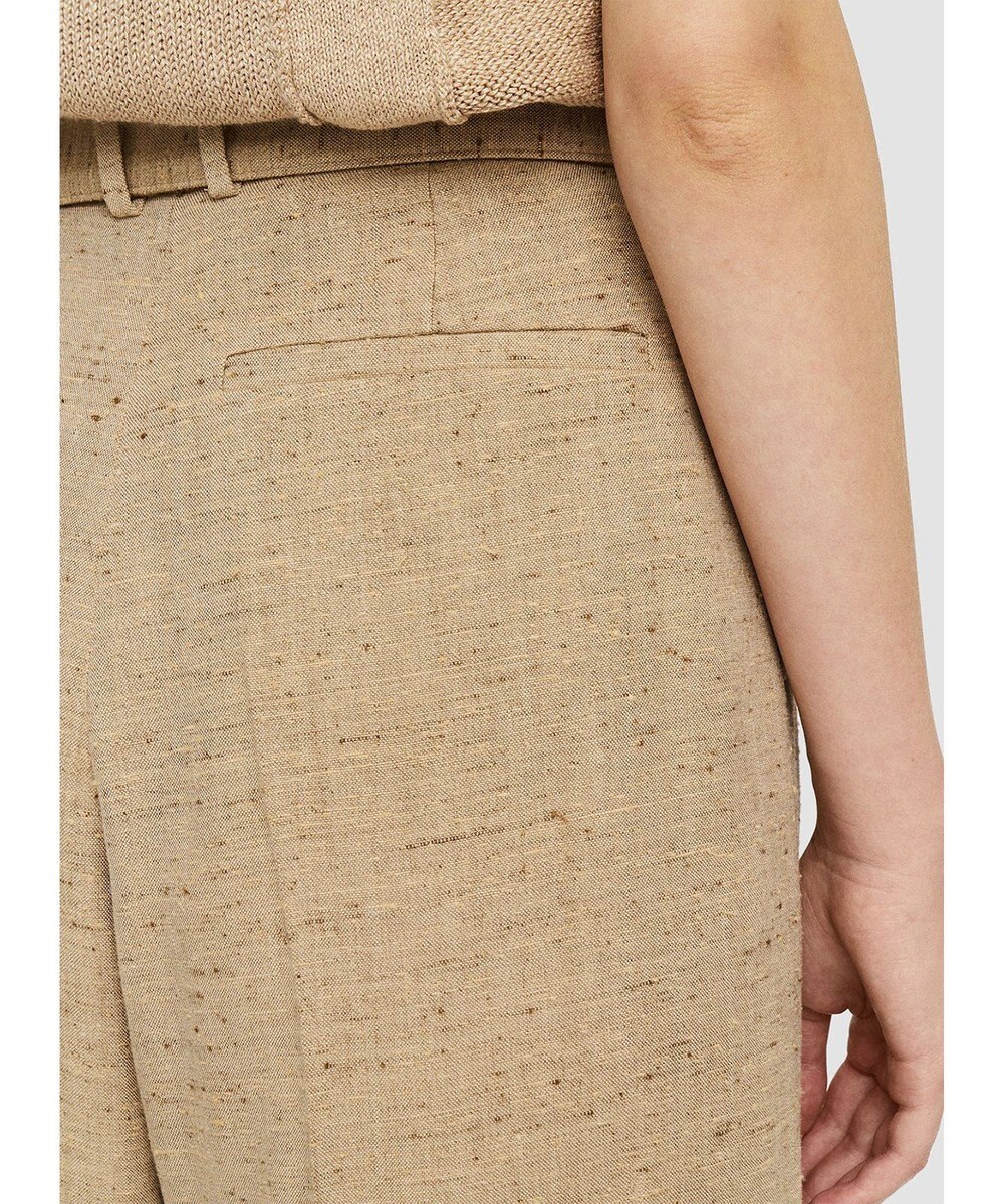 JOSEPH スペックルシルクリネン　ワイドトラウザーズ 