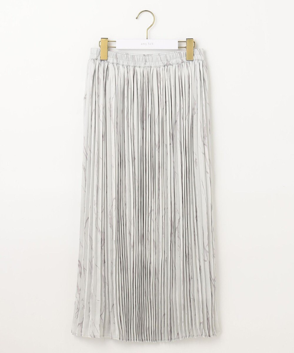 ANY SIS 【2SET】パーカー×マーブルプリントスカート セットアップ 