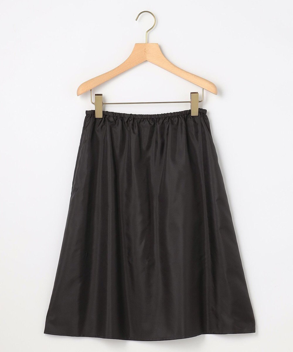 組曲 L ギャザーライトデシンボウタイ付き ワンピース 