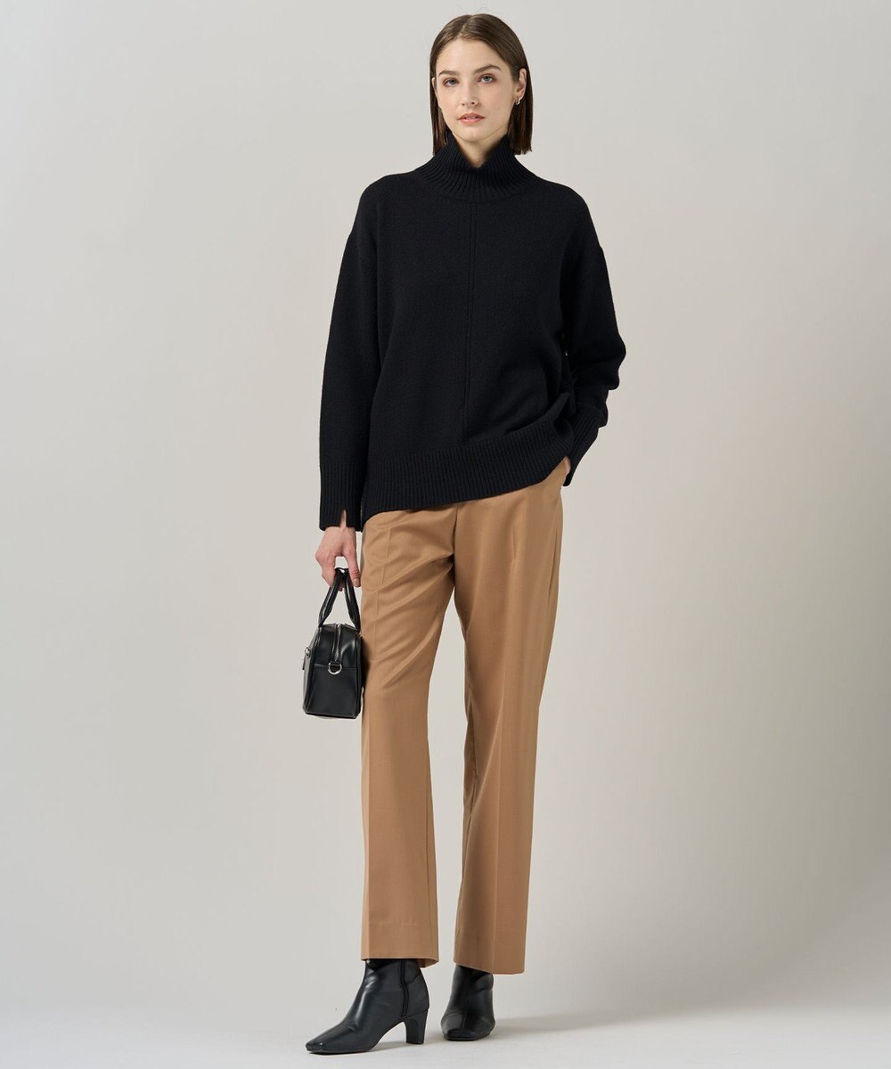 ICB L 【新色追加】ソフトカシミヤミックス ハイネックニット 