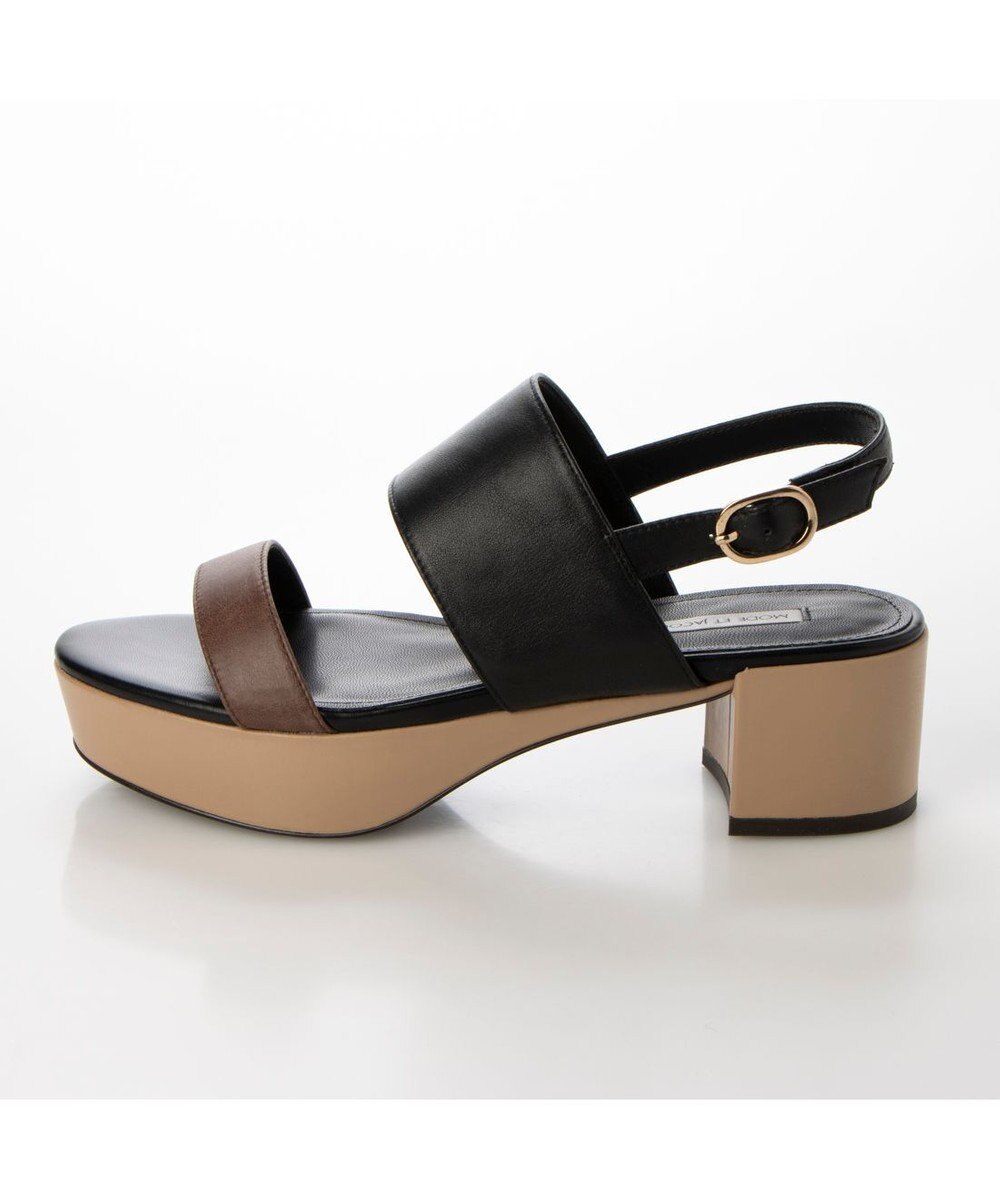 MODE ET JACOMO <MODE ET JACOMO>厚底ダブルベルトサンダル 