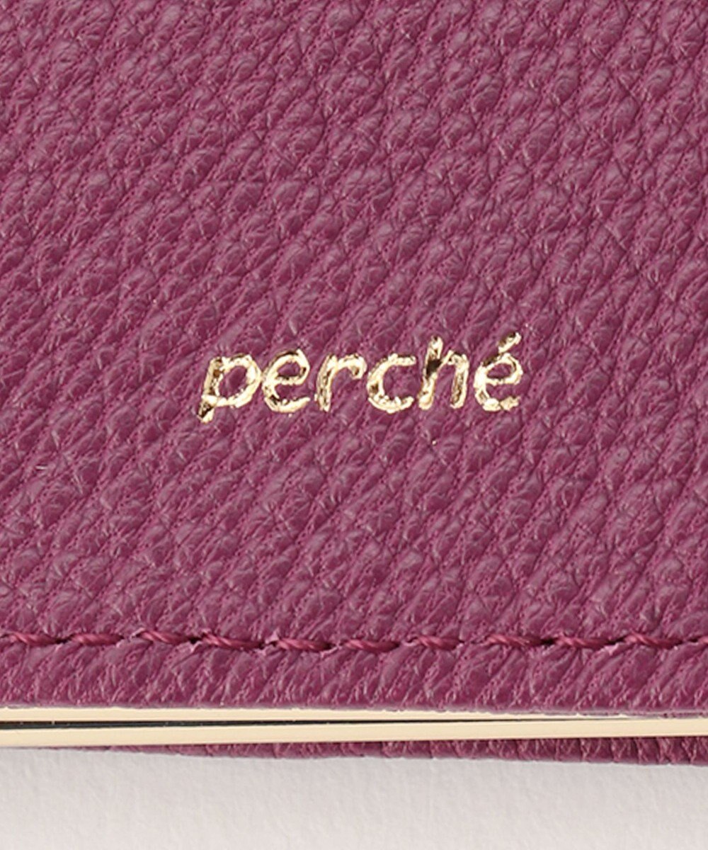 UNBILLION perche アクリル玉三つ折りミニサイフ 