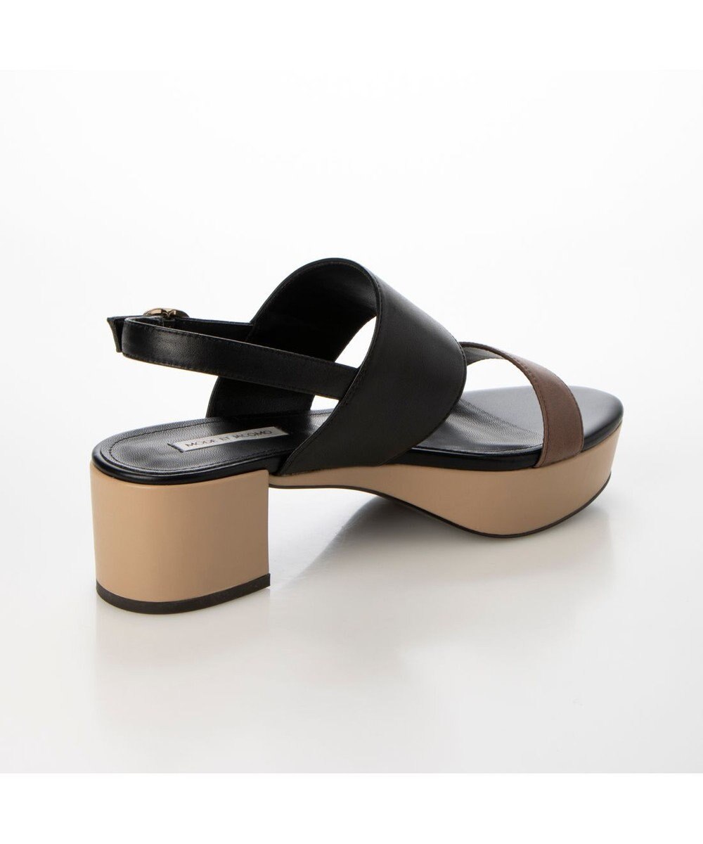 MODE ET JACOMO <MODE ET JACOMO>厚底ダブルベルトサンダル 