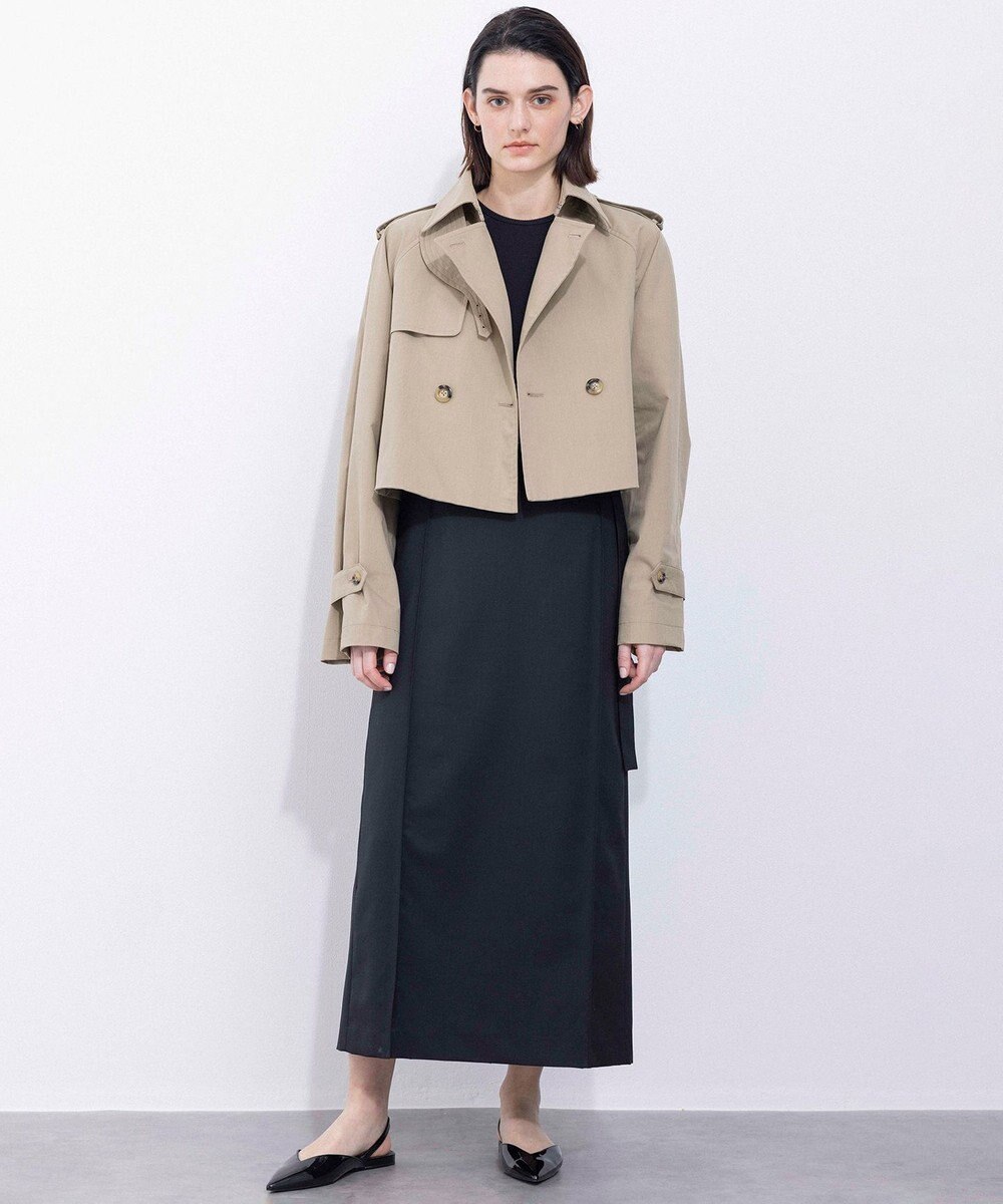 NAVE 【Nave・撥水加工】ショートトレンチ ジャケット 