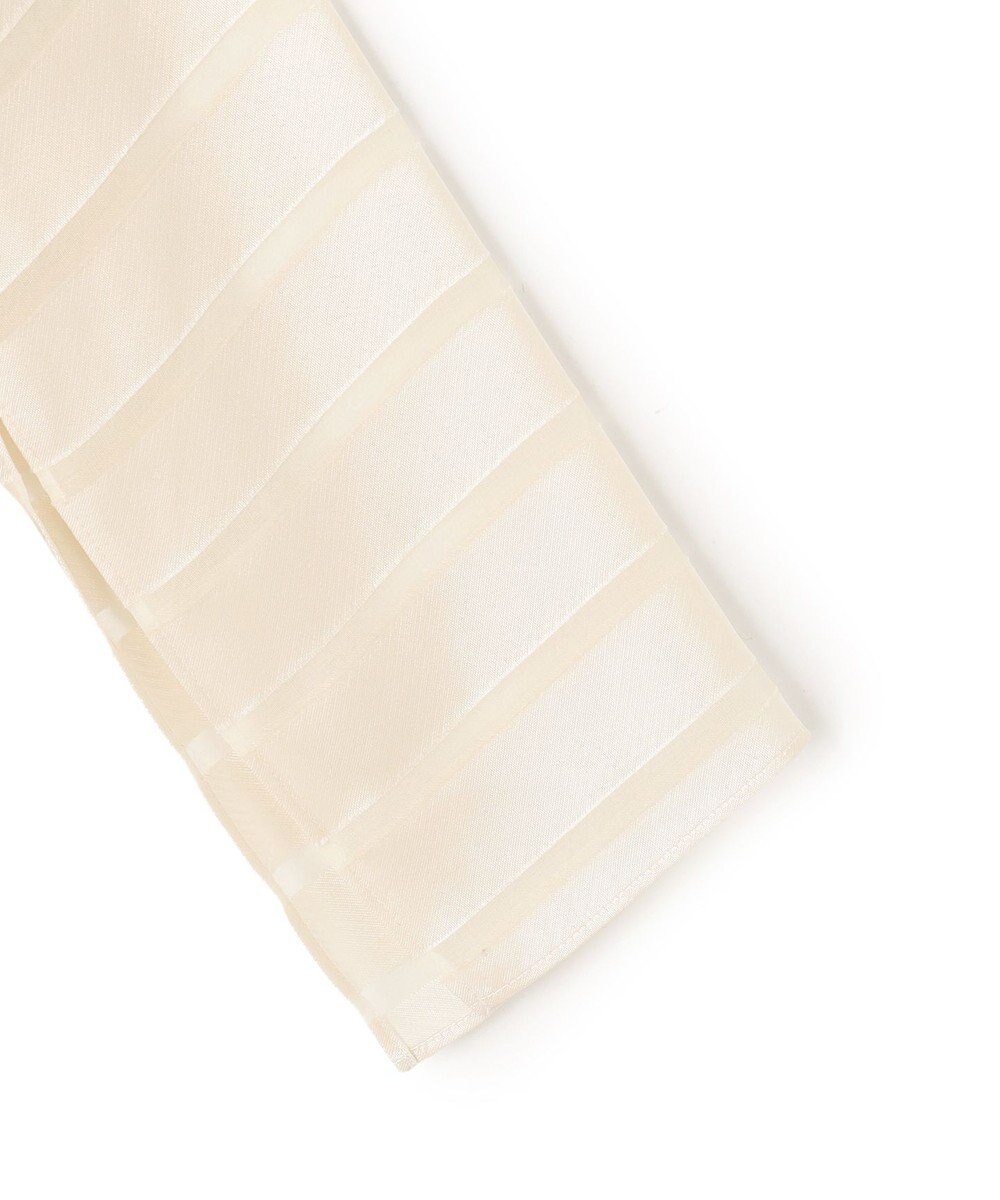 BEIGE， HAUYNITE / ボーダーシアー ボートネックブラウス 