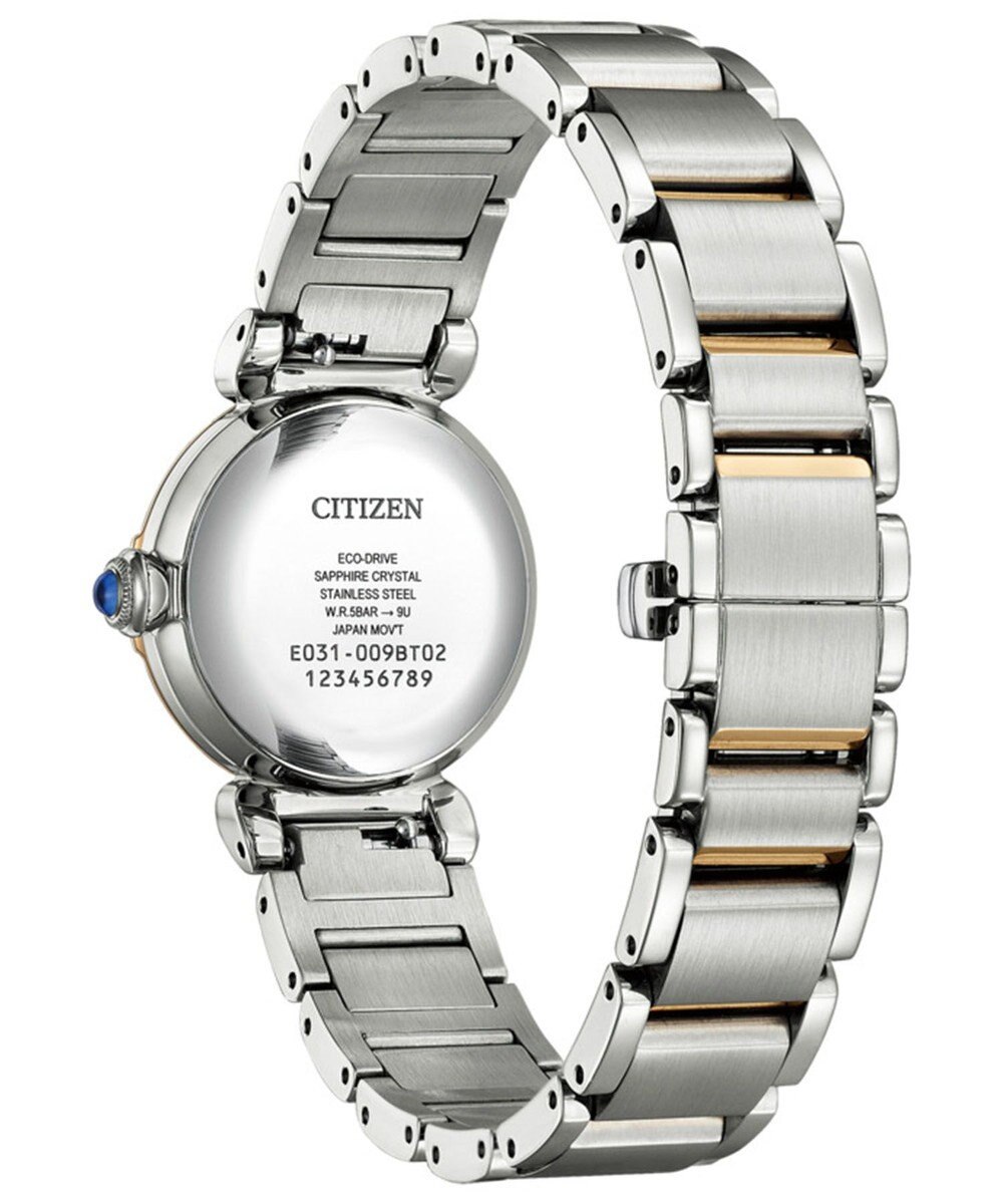 CITIZEN 【ケース径26mmサイズの白蝶貝文字板】幸せを願って贈られる花「スズラン」をモチーフにした人気シリーズウオッチ 