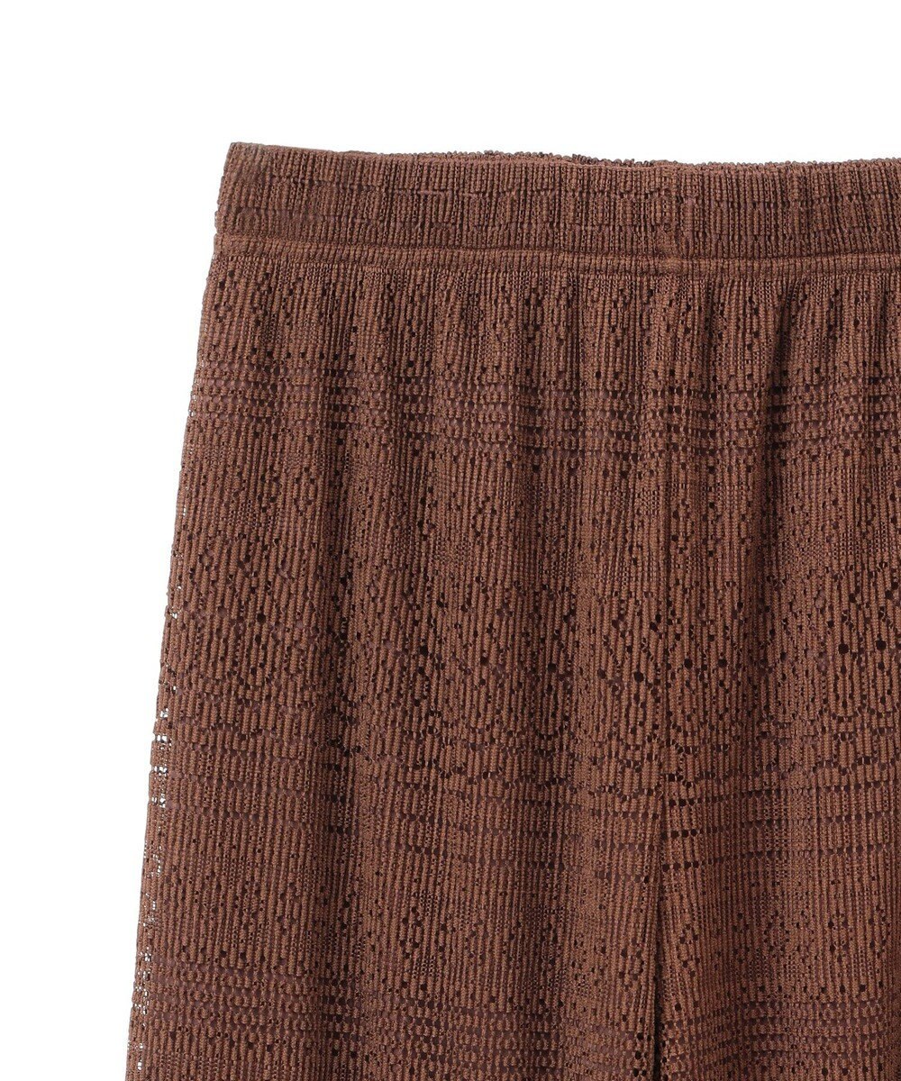 Green Parks レースプリーツパンツ 