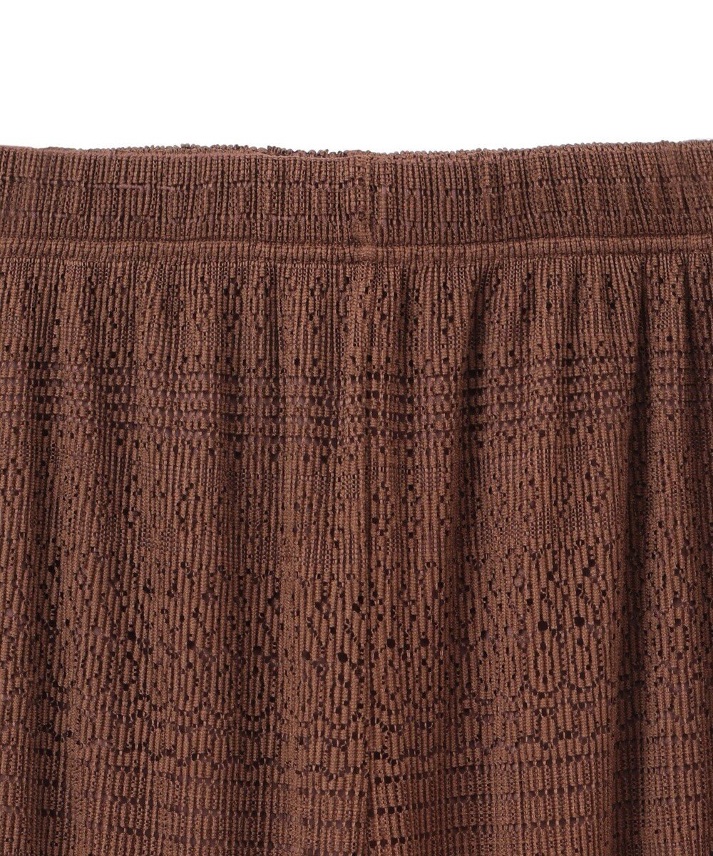 Green Parks レースプリーツパンツ 