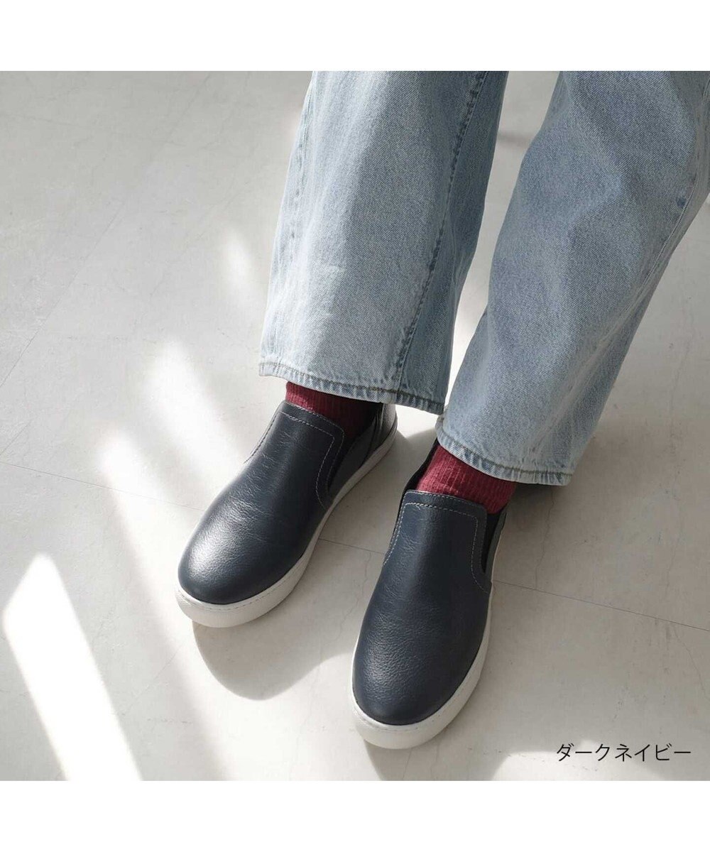 Pointer 本革スライドオンスリッポン 