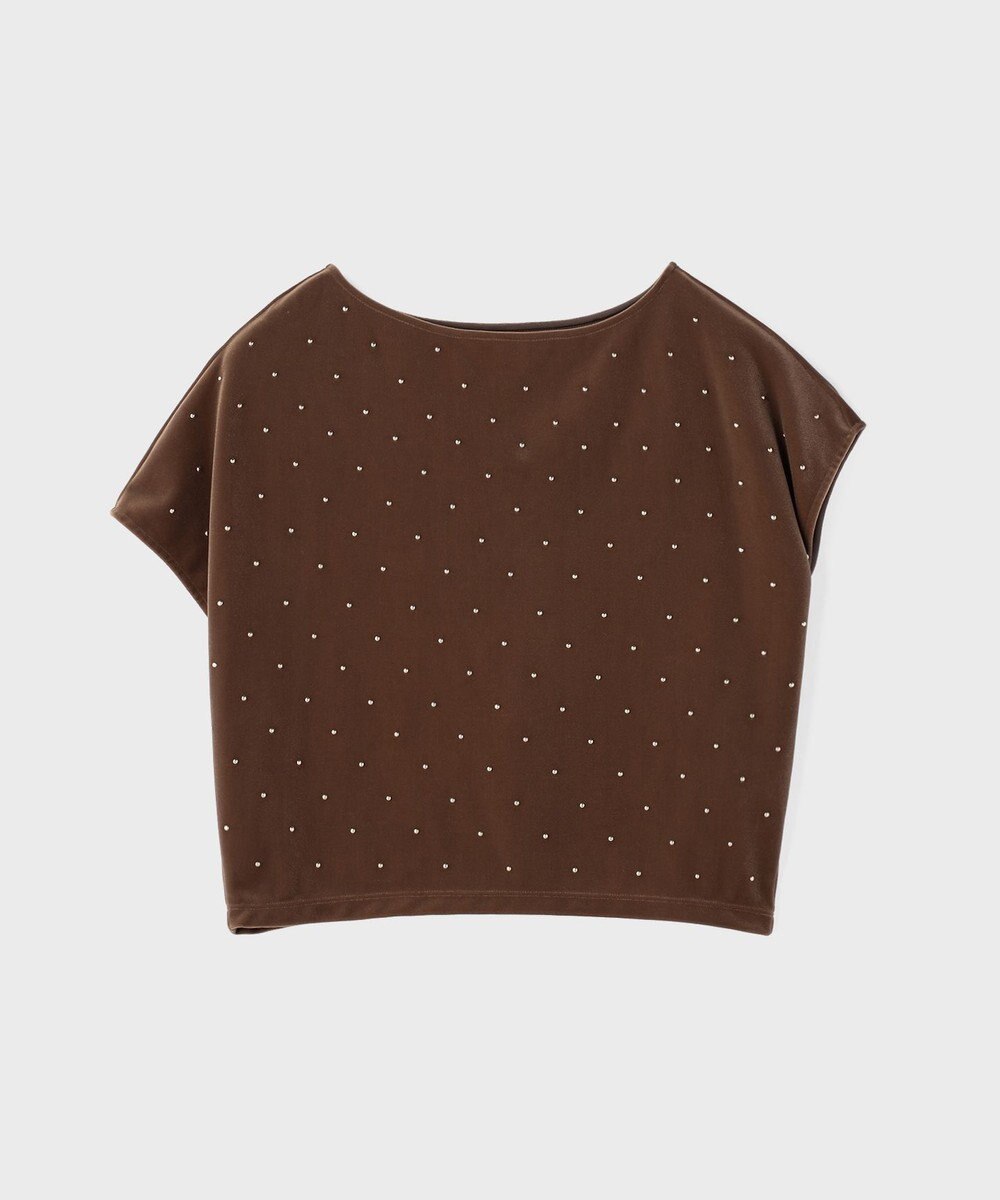 GRACE CONTINENTAL ベロアルーズカットトップ 