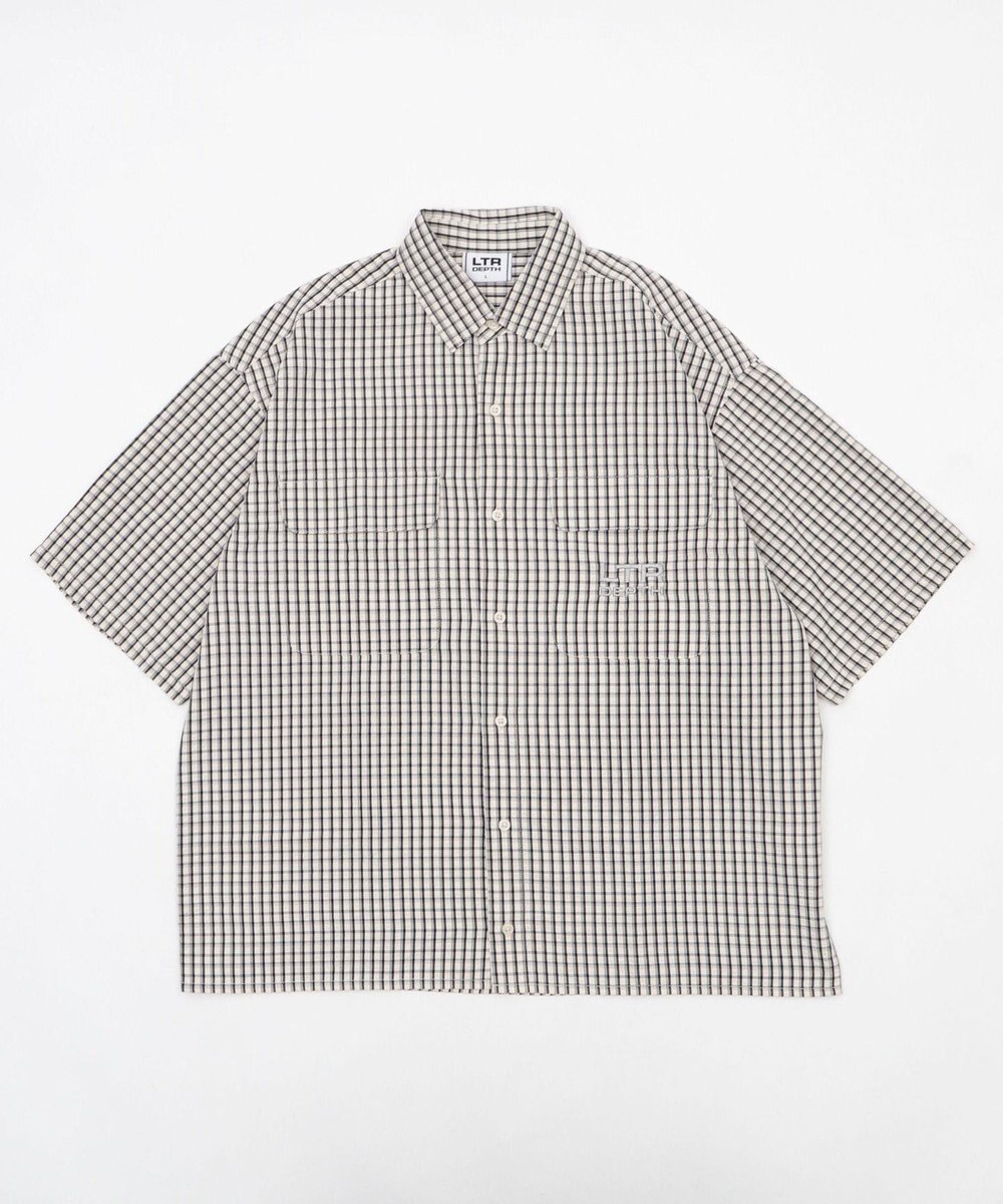 WEGO 【ユニセックス着用ITEM】ミニマムチェックロゴシャツ（SS） 