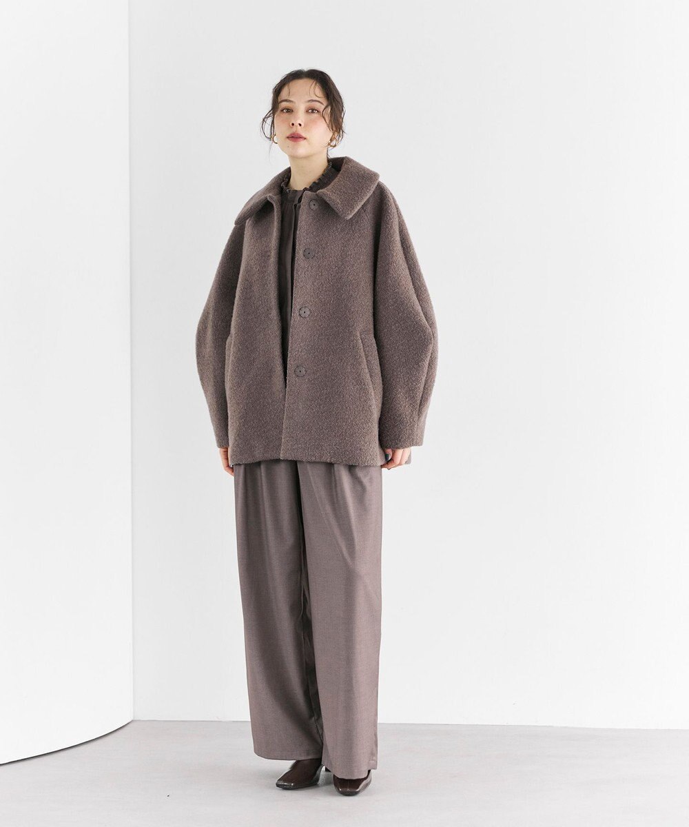 #Newans 【昨年即完売コート新色追加！】プードルコクーンコート 