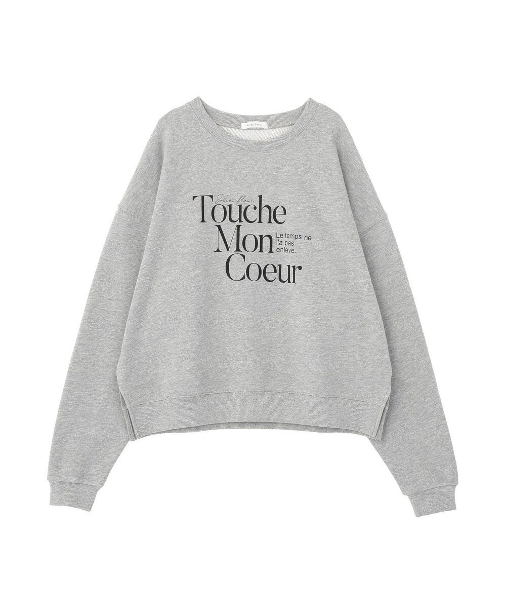 Green Parks オーバーサイズロゴ裏毛プルオーバー 