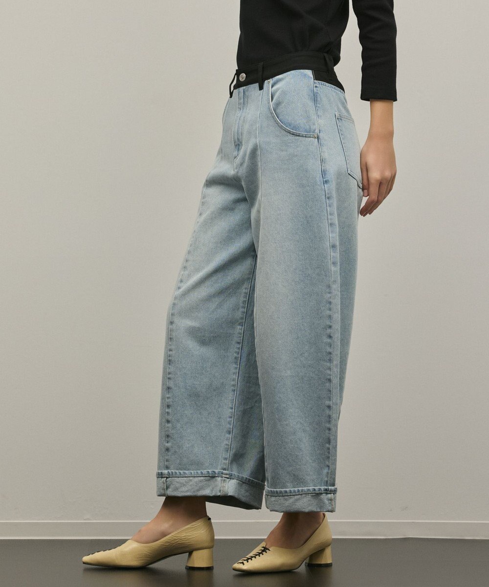 GRACE CONTINENTAL クロップトバレルパンツ 