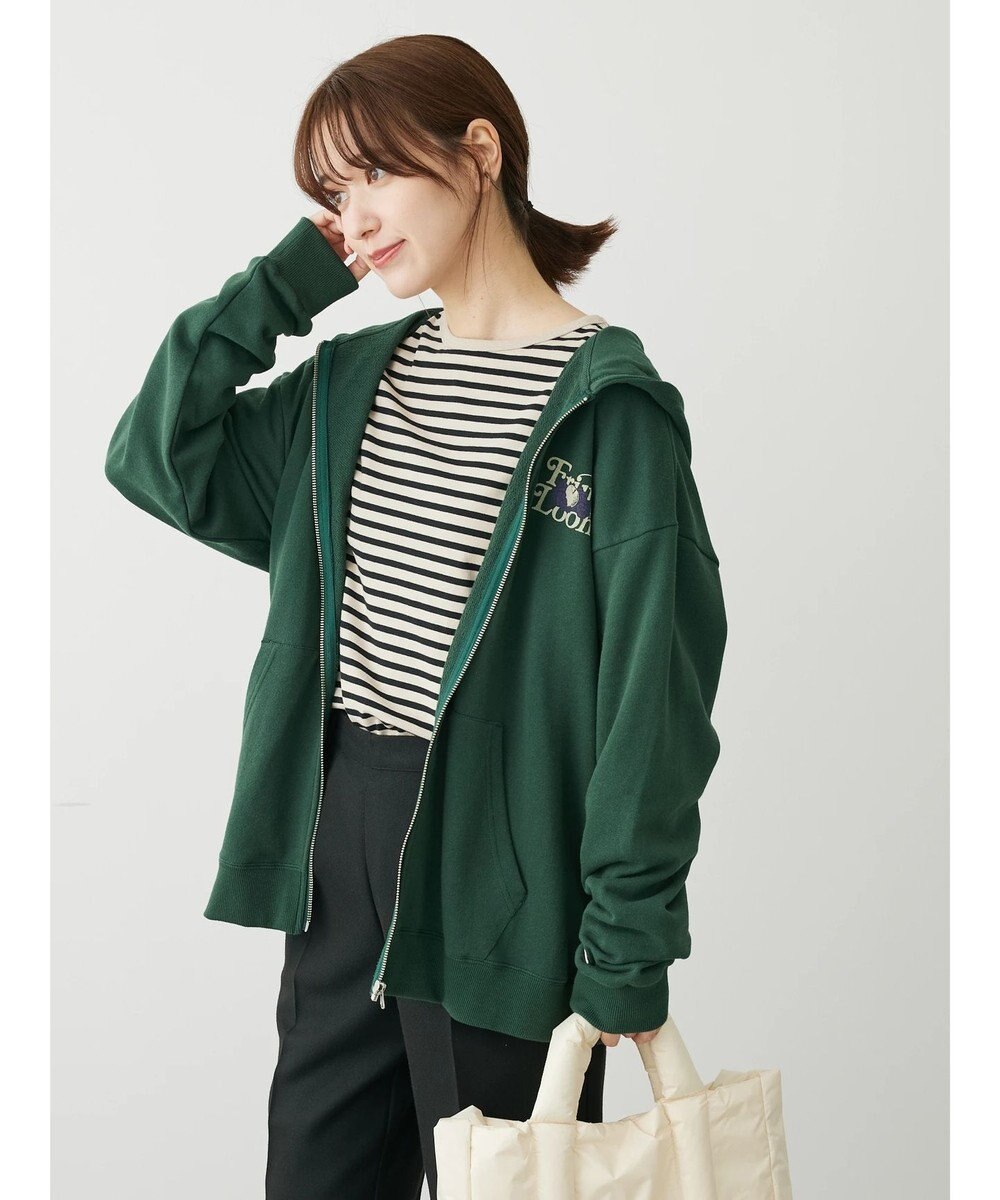 Green Parks ■ＦＲＵＩＴ　ＯＦ　ＴＨＥ　ＬＯＯＭ　ロゴパーカー 